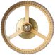 Leilani 1 Light 11 inch Brushed Gold Semi-Flush Mount Ceiling Light