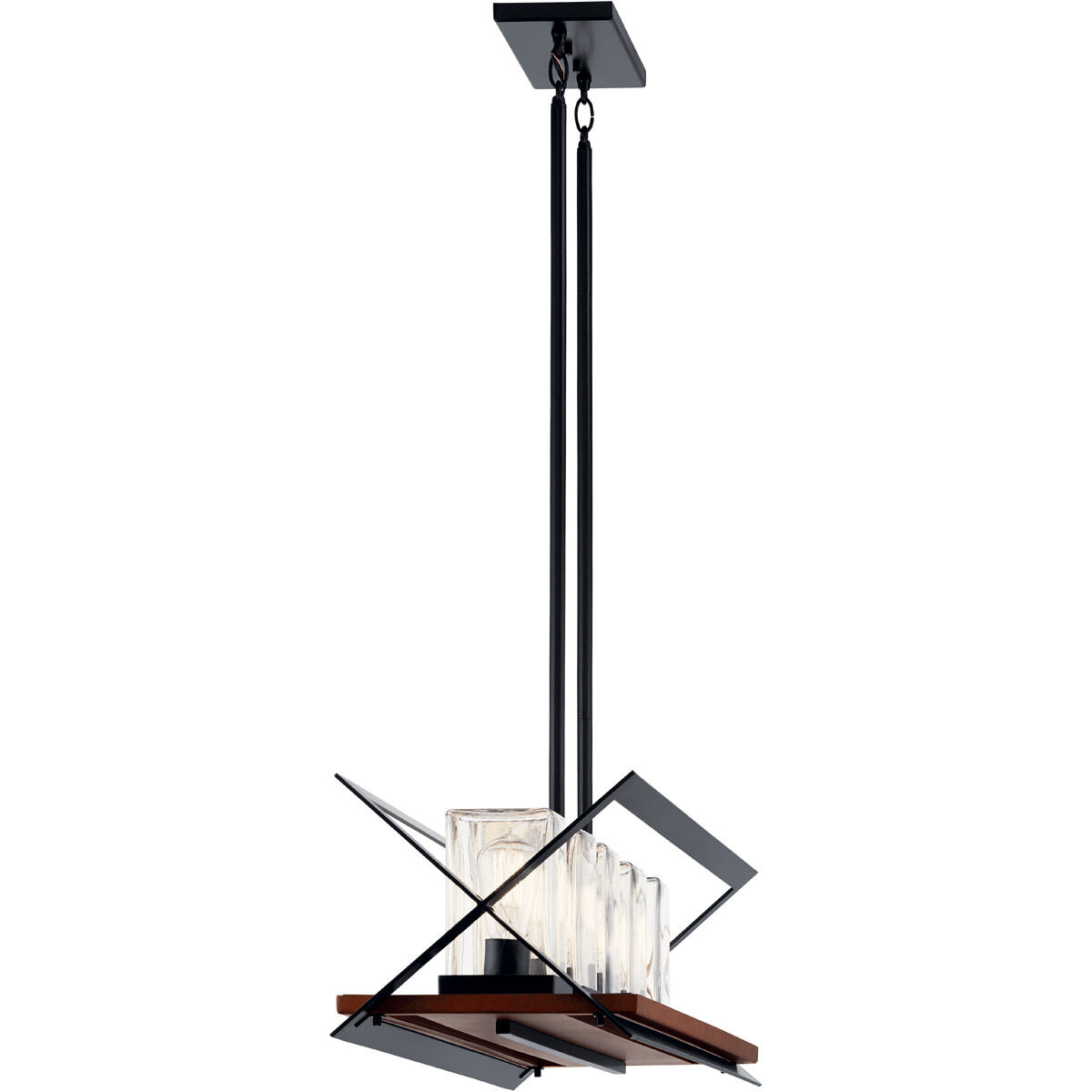 Morelle 5 Light 11 inch Black Outdoor Chandelier