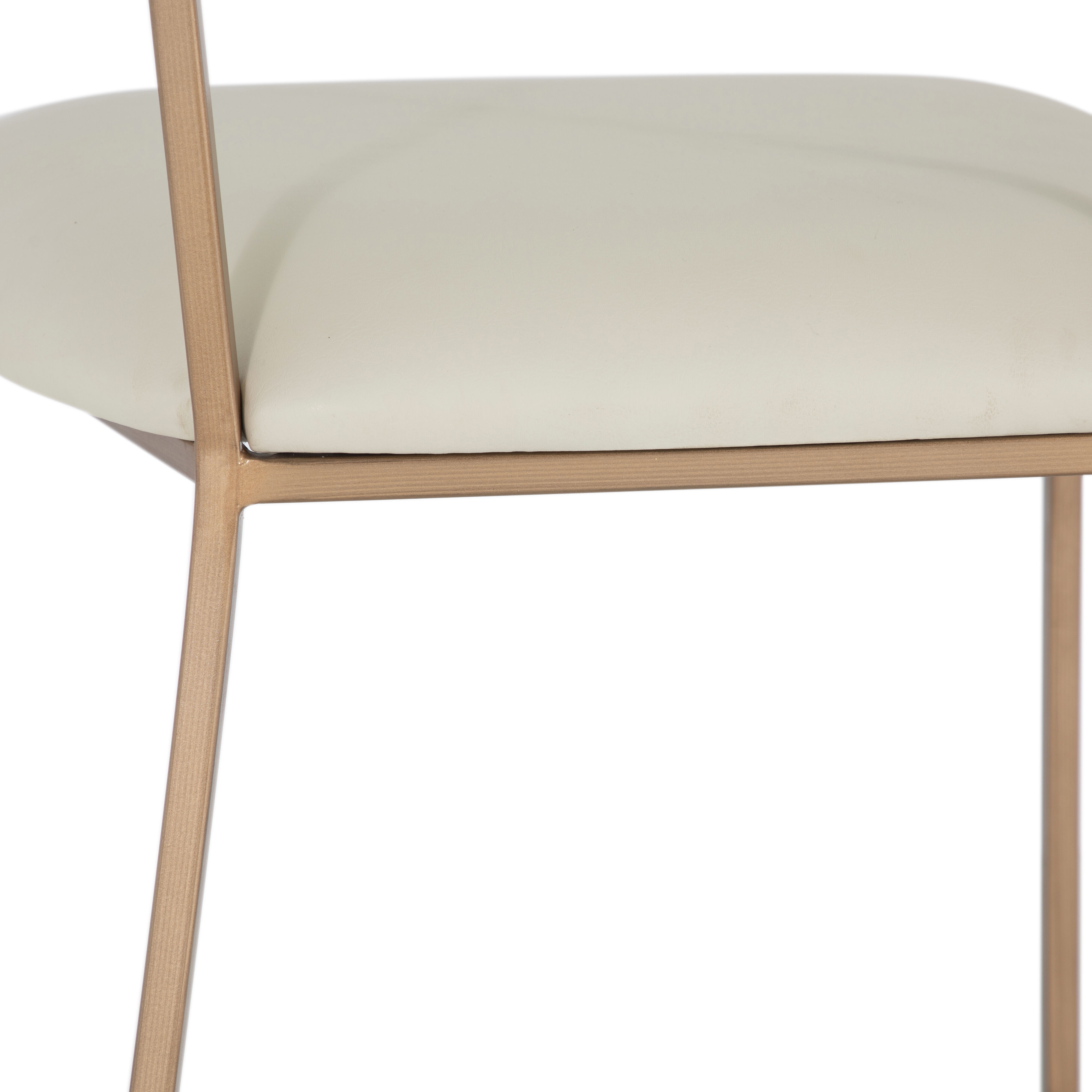 Matlock 36.75 inch White & Ivory / Yellow Bar Counter Stool