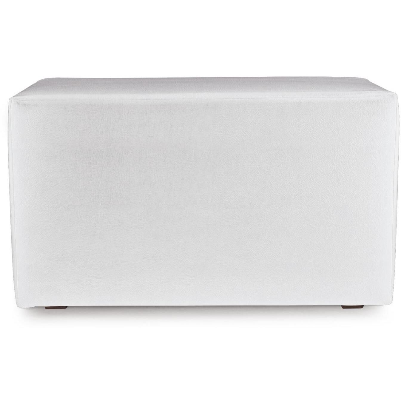 Universal Avanti White Bench with Slipcover