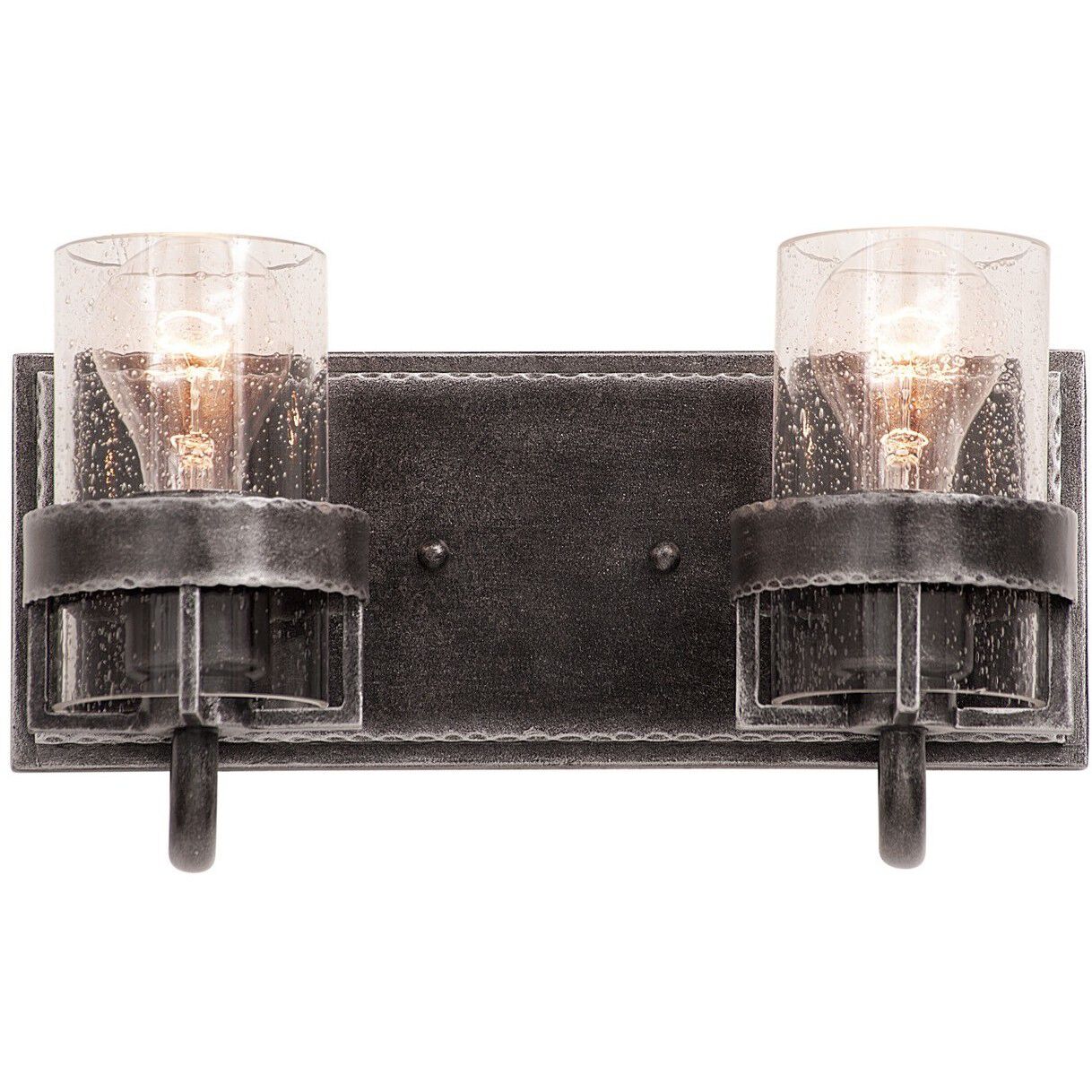 Bexley 2 Light 12 inch Vintage Iron Bath Vanity Light Wall Light