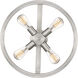 New Harbor 4 Light 18 inch Brushed Nickel Semi-Flush Mount Ceiling Light