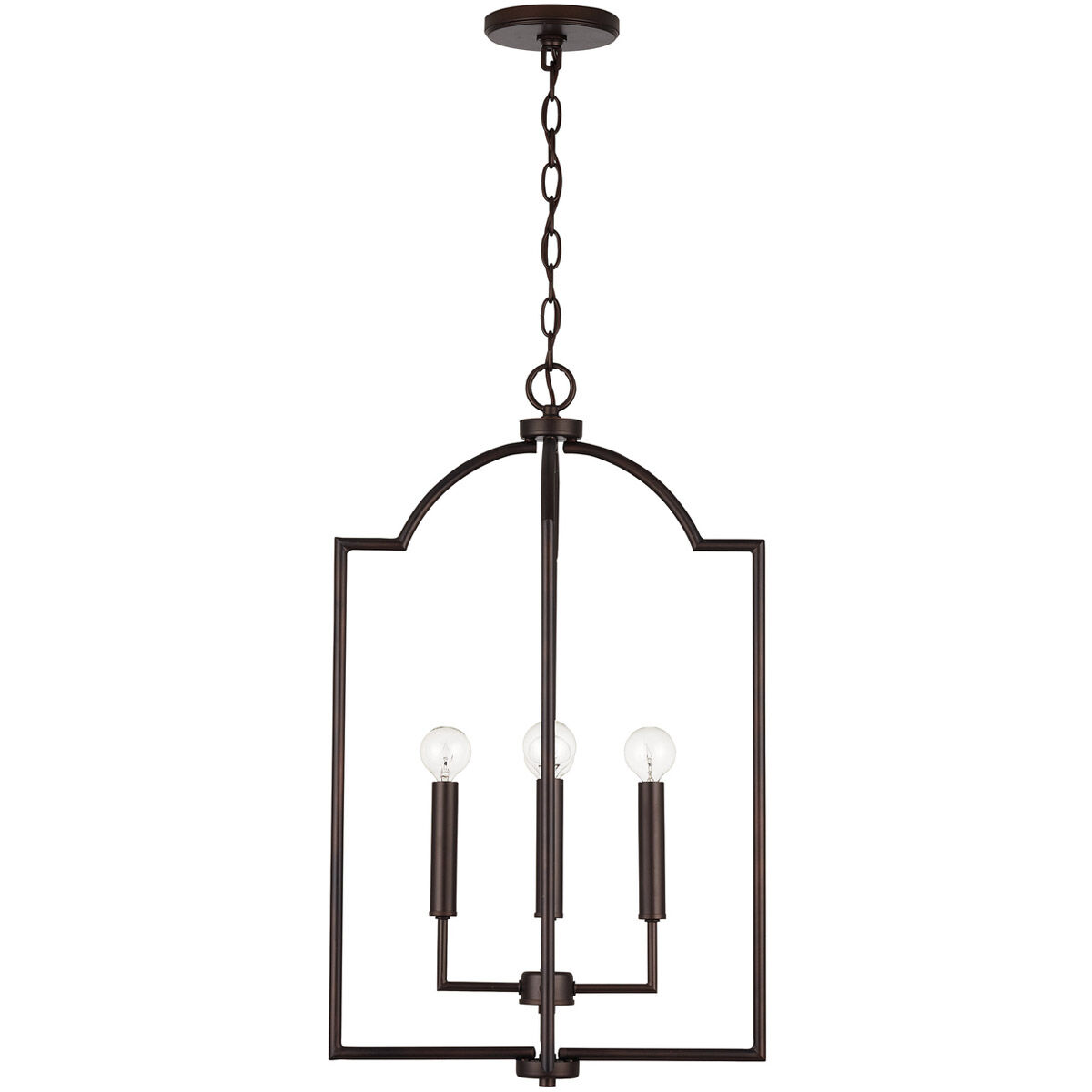 Carter 4 Light 16 inch Bronze Foyer Ceiling Light