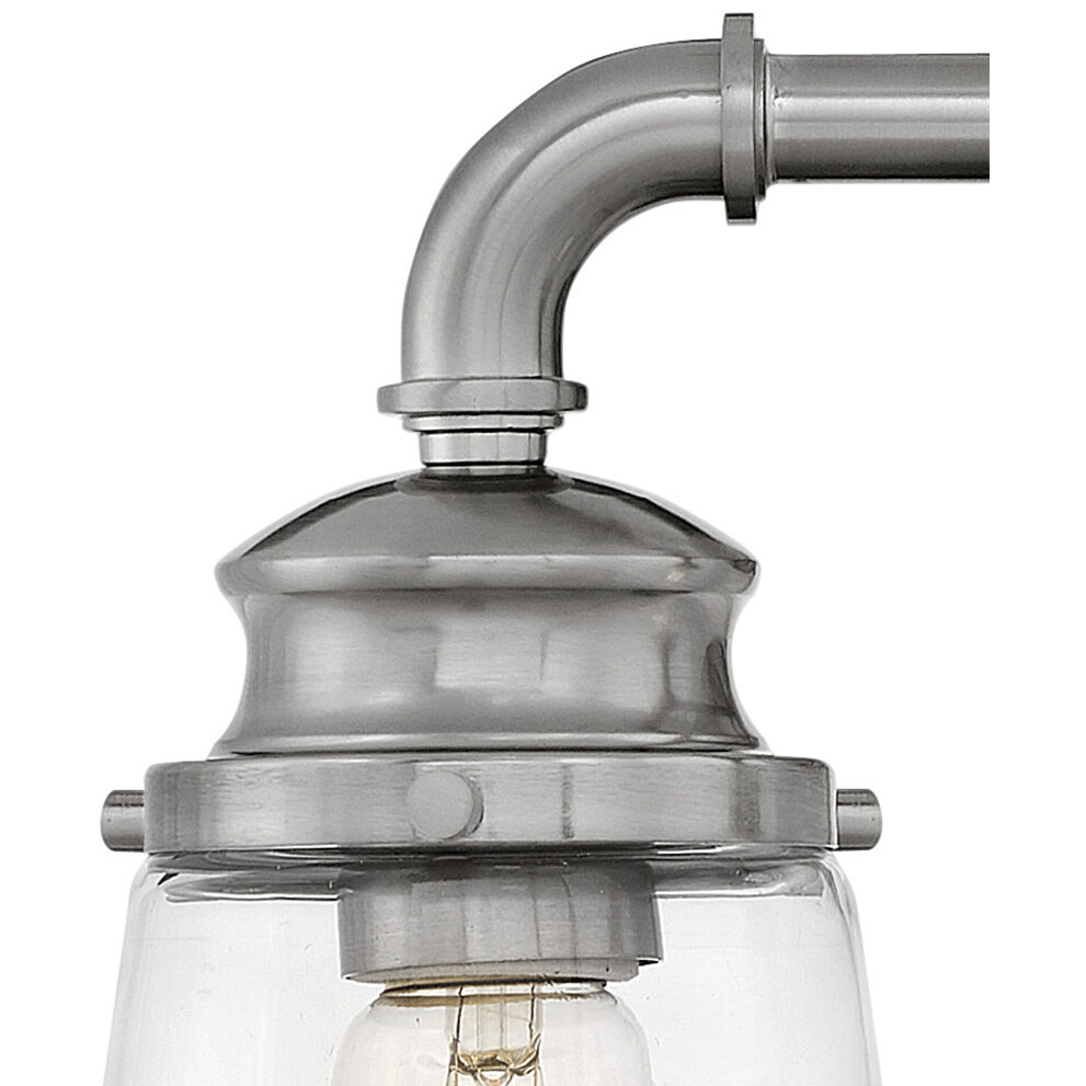 Fritz 2 Light 14.5 inch Brushed Nickel Vanity Light Wall Light