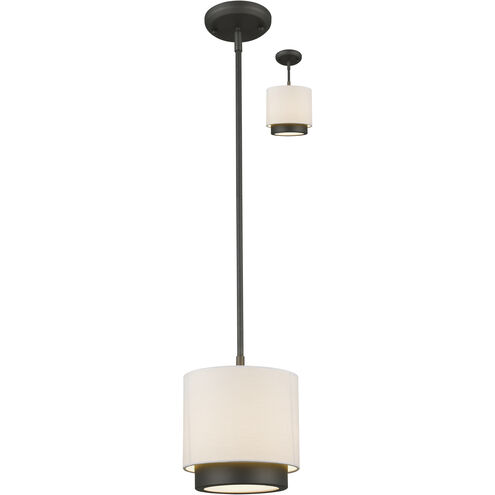 Jade 1 Light 8 inch Factory Bronze Pendant Ceiling Light