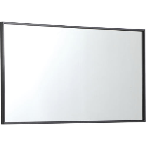 Monet 36 X 20 inch Black Wall Mirror