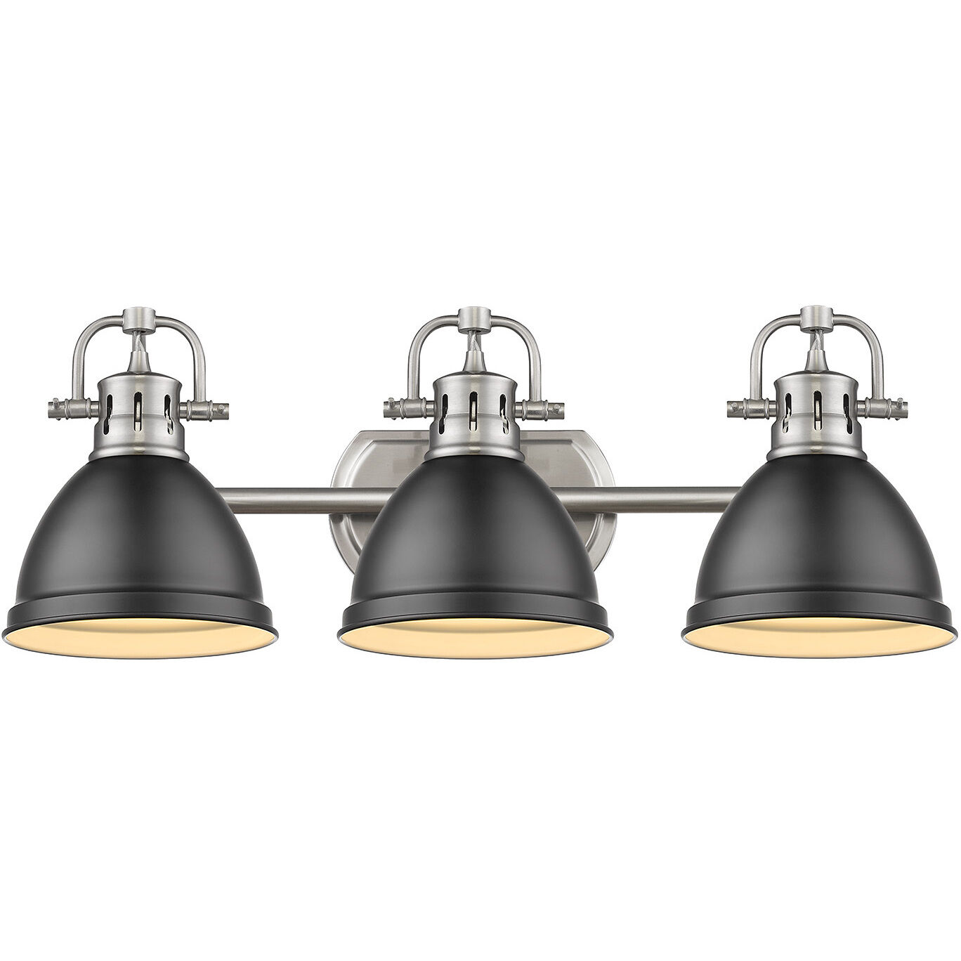 Yep Duncan Vanity Wall Light in Pewter, Matte Black