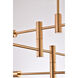 Canada 8 Light 32 inch Brass Chandelier Ceiling Light