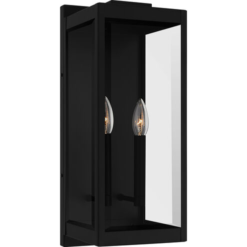 Eastover 2 Light 19 inch Earth Black Outdoor Wall Lantern, Large