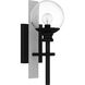 Gladstone 1 Light 15 inch Earth Black Outdoor Wall Lantern