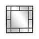 Bamboo 40 X 40 inch Glossy Black Wall Mirror 
