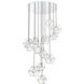 Norway LED 41 inch Chrome Chandelier Ceiling Light