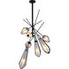 Canada 7 Light 35.43 inch Black Chandelier Ceiling Light