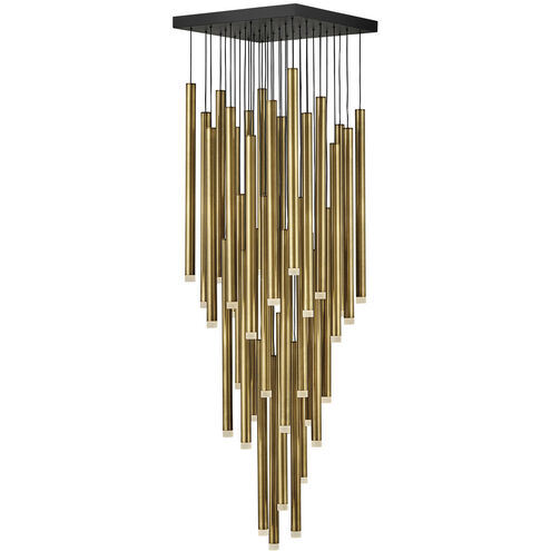 Harmony LED 18 inch Heritage Brass Chandelier Ceiling Light