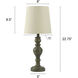 Willow Hollow 22.5 inch 60.00 watt Rustic Walnut and Heathered Oatmeal Table Lamp Portable Light