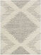 Taza Shag 120 X 94 inch Cream Rug in 8 x 10, Rectangle