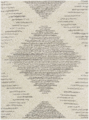 Taza Shag 120 X 94 inch Cream Rug in 8 x 10, Rectangle
