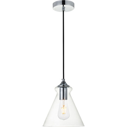 Destry 1 Light 8 inch Chrome Pendant Ceiling Light