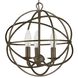 Somma Way 3 Light 12.5 inch Bronze Mini Chandelier Ceiling Light
