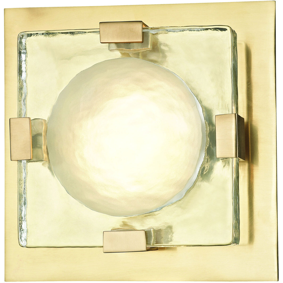 Bourne LED 8 inch Aged Brass ADA Wall Sconce Wall Light