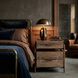 Savino 31 X 30 inch Dark Walnut Side Table