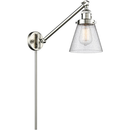 Small Cone 1 Light 8.00 inch Swing Arm Light/Wall Lamp