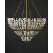 Magnum Opus 7 Light 34.5 inch Brass Chandelier Ceiling Light, Large