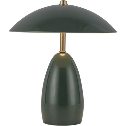 Alora Mood Poppy 10.63 inch 3 watt Pine Green Table Lamp Portable Light