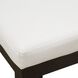 Ivanna 26 inch Matte Black with White Pebbled Faux Leather Counter Stool