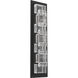 Tessera LED Textured Black Outdoor Sconce