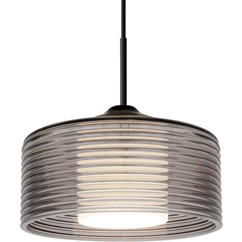 Belu 1 Light Black Cord Pendant Ceiling Light