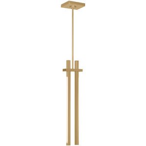 Kelly Wearstler Axis LED 4.5 inch Antique-Burnished Brass Double Pendant Ceiling Light