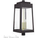 Oslo 4 Light 31 inch Bronze with Antique Brass Candles Outdoor Post Top Lantern