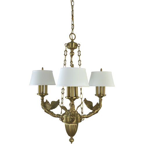 Ascension 9 Light 28 inch Brushed Brass Dining Chandelier Ceiling Light