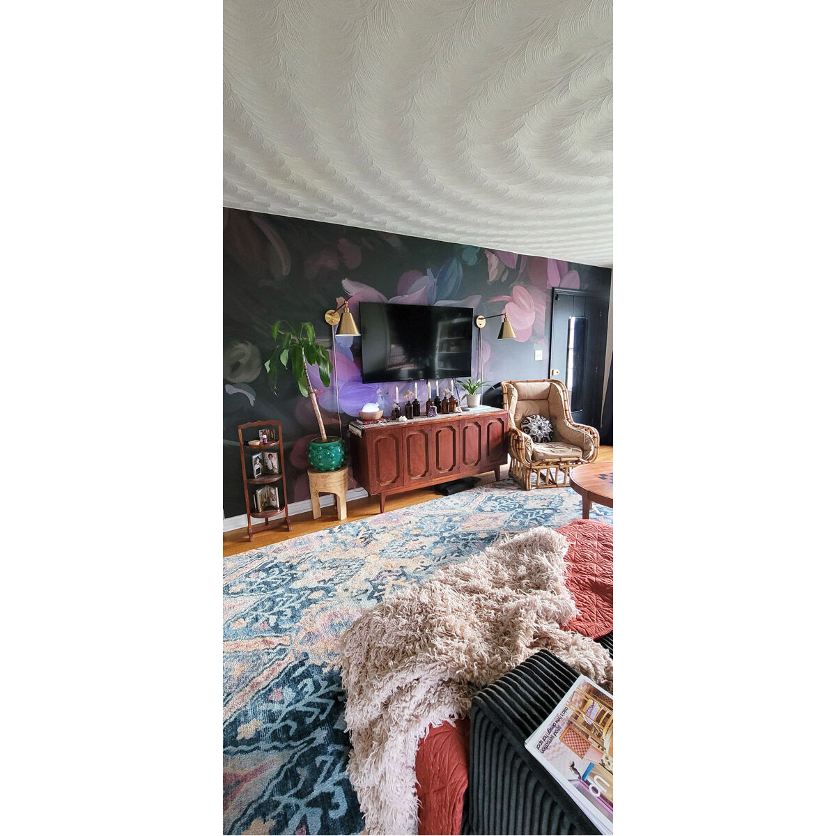 Library 1 Light 8 inch Black Wall Sconce Wall Light