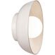 Ambiance Collection 1 Light 10 inch Matte White Wall Sconce Wall Light