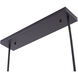Canada 8 Light 4 inch Black Chandelier Ceiling Light
