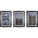 Efflorescence Multicolor with Clear and Antique Silver Framed Wall Art
