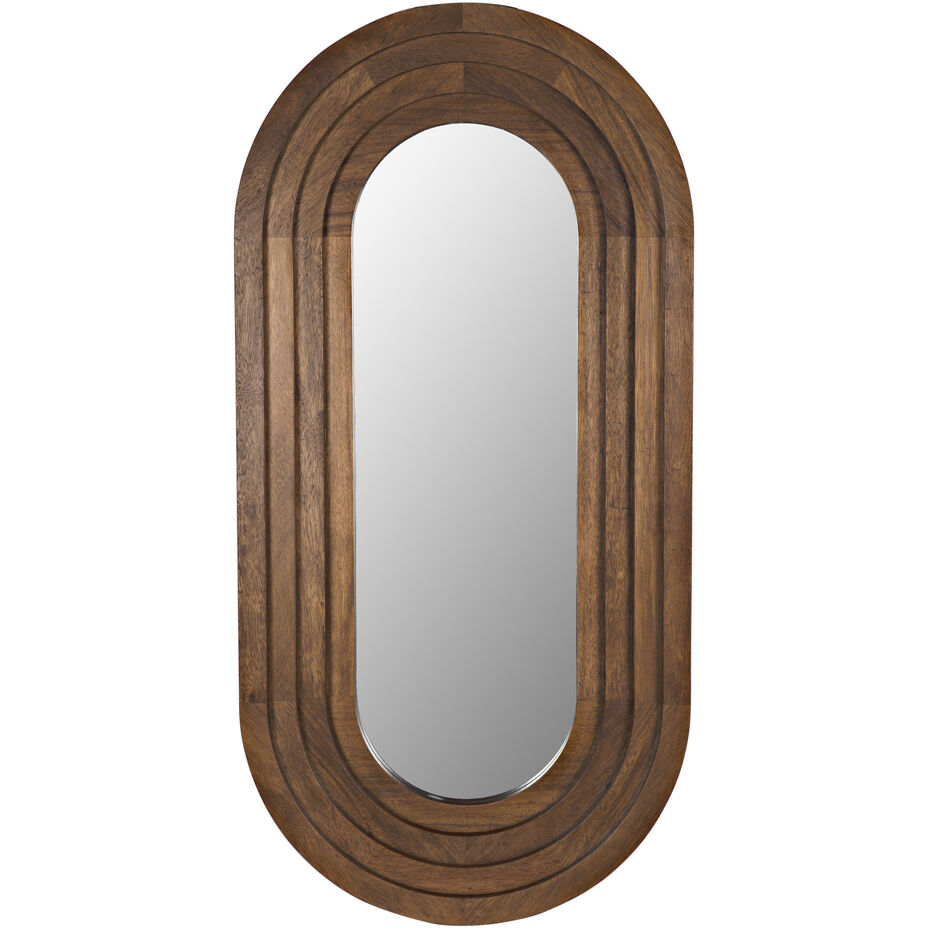 Fuss 64.5 X 32 inch Dark Walnut Mirror