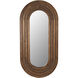 Fuss 64.5 X 32 inch Dark Walnut Mirror
