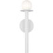 Kelly by Kelly Wearstler Nodes 1 Light 4.75 inch Matte White Sconce Wall Light