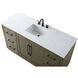 Chase 60 X 34 inch Hazel Oak Bathroom Vanity Cabinet