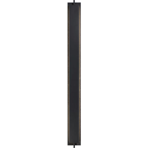 Tribek 1 Light 60 inch Black Outdoor Wall Sconce