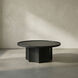 Rome 47.5 X 47.5 inch Matte Black Coffee Table