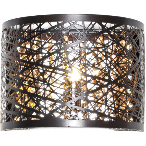 Inca LED 7.8 inch Bronze ADA Wall Sconce Wall Light in Cognac, With Bulb