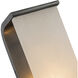 Abbott 2 Light 4.25 inch Urban Bronze Bath Vanity Light Wall Light in Urban Bronze and Alabaster