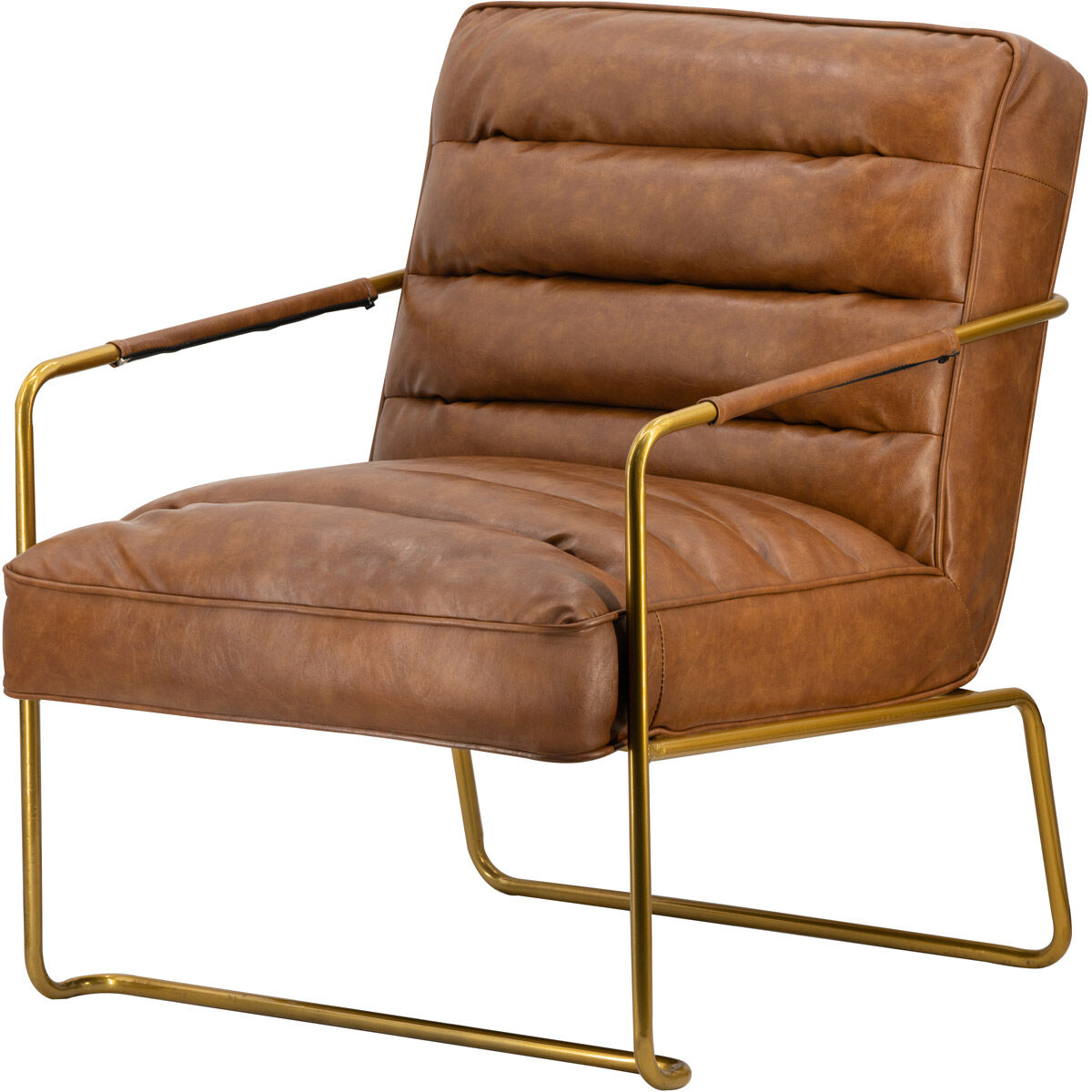 Anita Black and Gold Chair