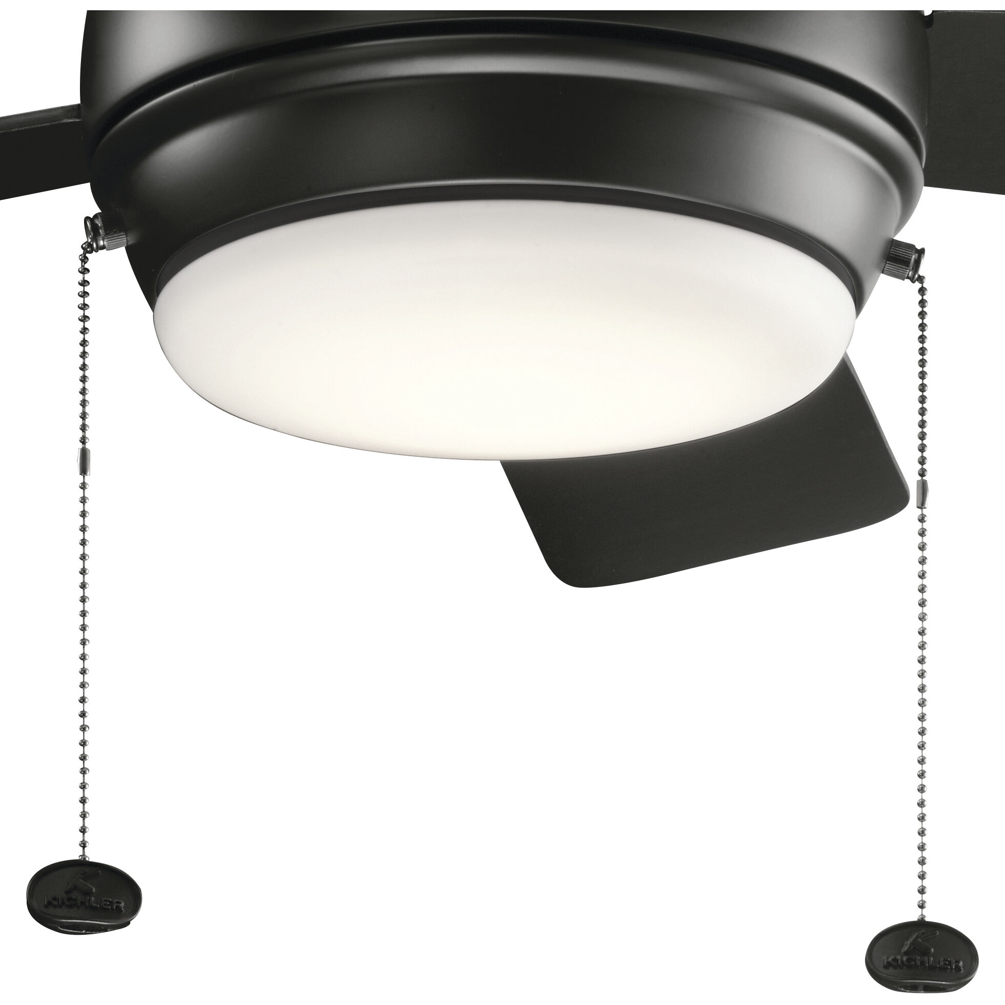 Starkk 42 inch Satin Black with Black Blades Ceiling Fan