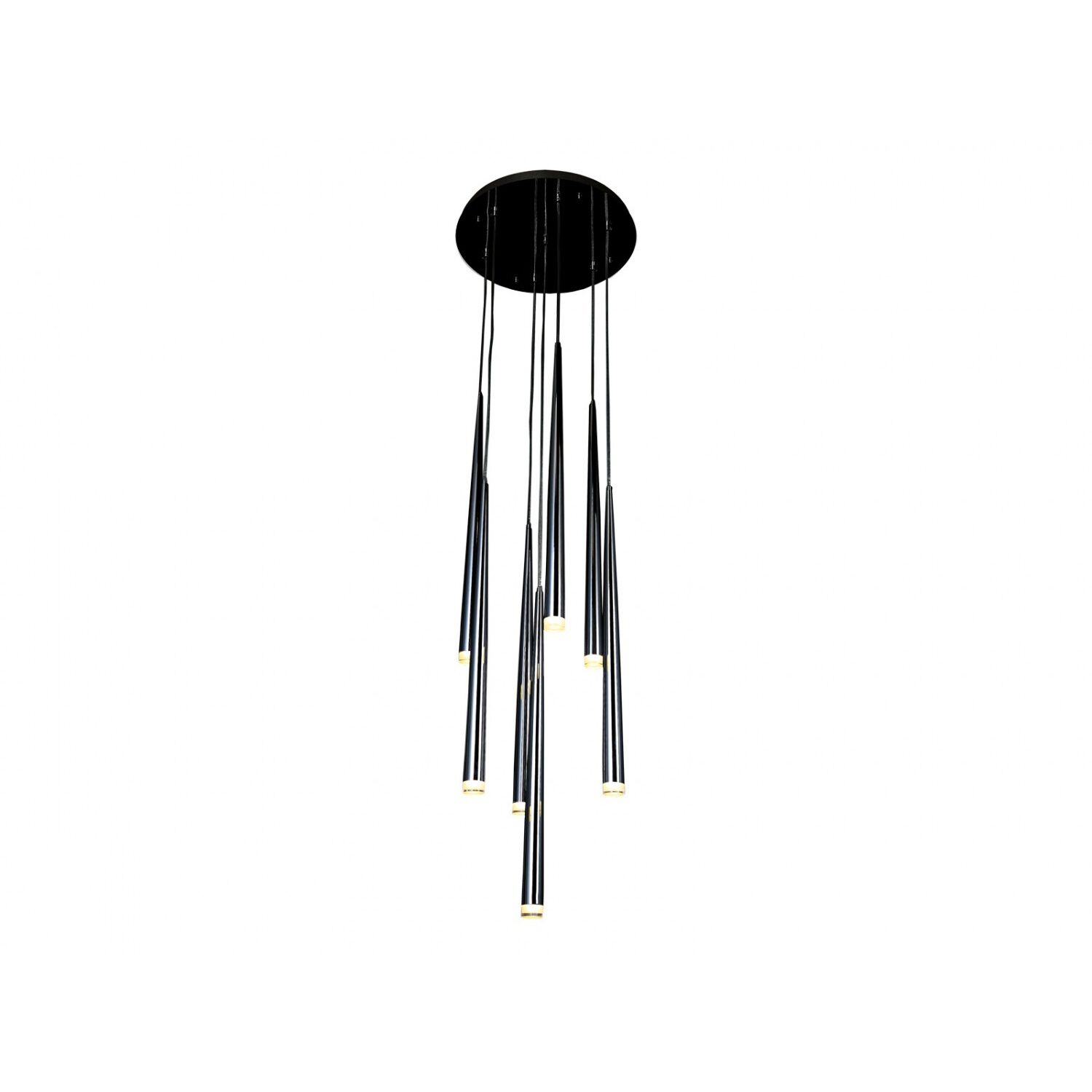 Highland Ave. LED 2 inch Black Multi Port Pendant Ceiling Light