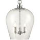 Darlene 3 Light 13 inch Polished Chrome Pendant Ceiling Light